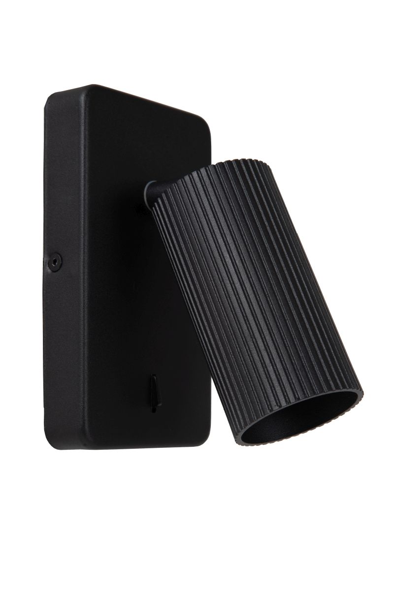 Lucide CLUBS - Nástenné bodové svietidlo - 1xGU10 - Čierne